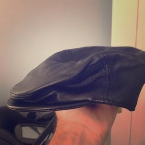 Goorin Bros Leather “Newsie” Hat